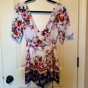 NEW Floral Romper from Francesca’s